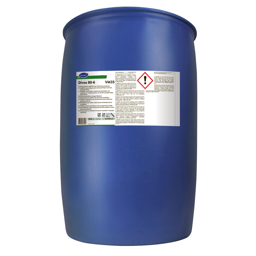 Divos 80-6 VM35 200L - Enzymatisch additief voor alle Divos producten